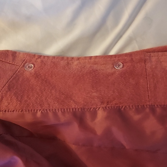 Cherokee Women's Pink Suede Fitted Jacket Buttoned Lined Y2K  Size XS - Picture 12 of 13